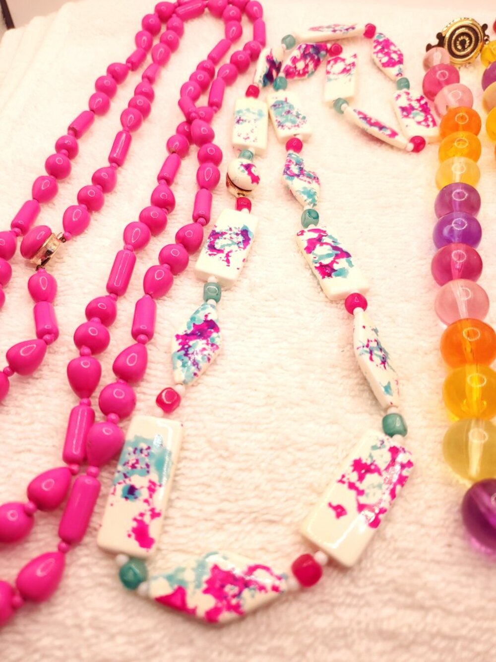 5 Necklaces, items # B- 1926-1930, wt. 205 grams. - Picture 4 of 12
